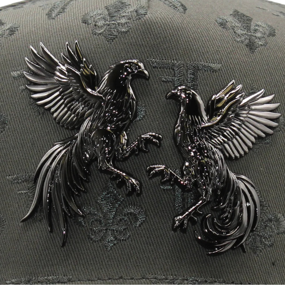 MEN'S CAP GALLOS SILVER FULL GREY/BLACK