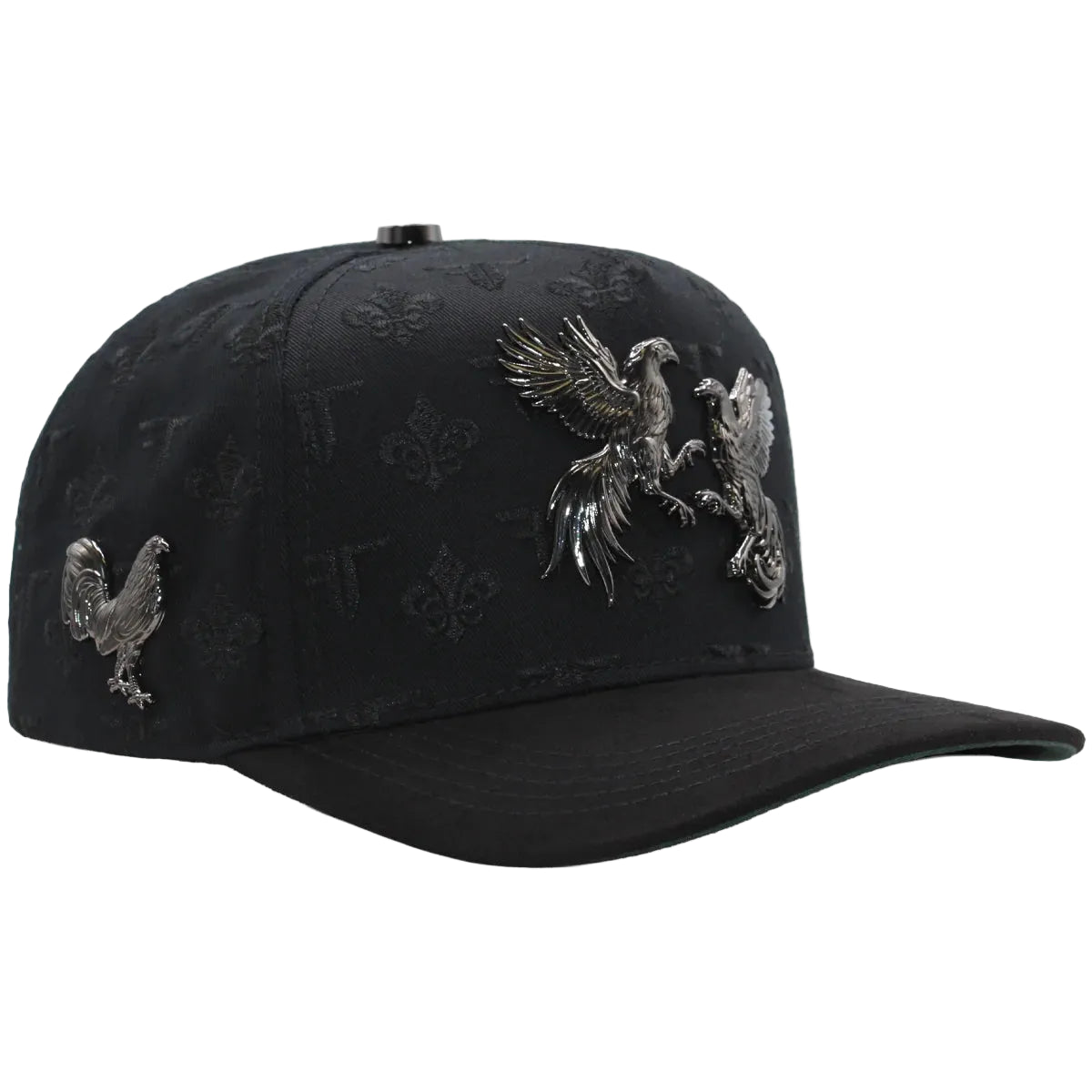 MEN'S CAP GALLOS SILVER FULL BLACK