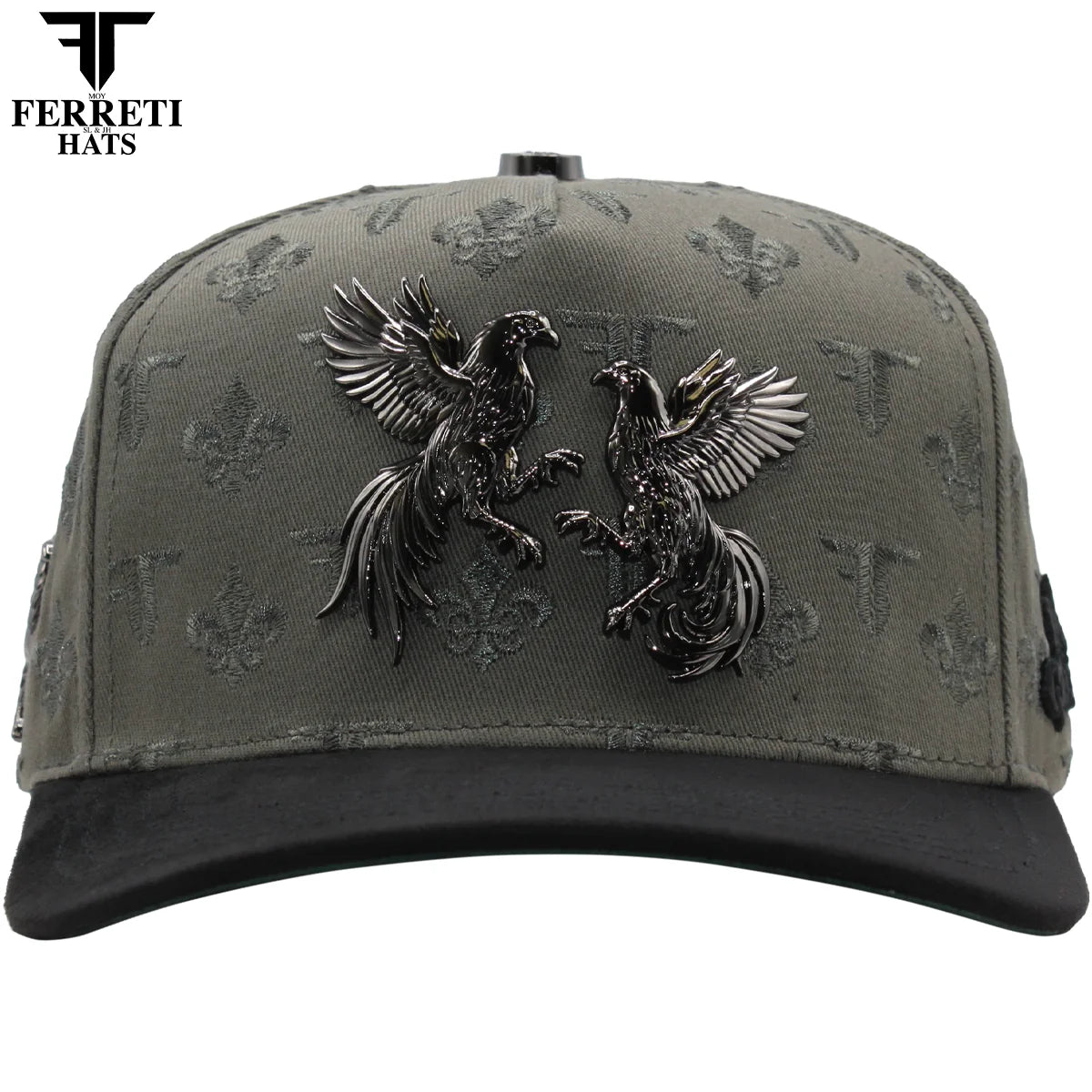 MEN'S CAP GALLOS SILVER FULL GREY/BLACK