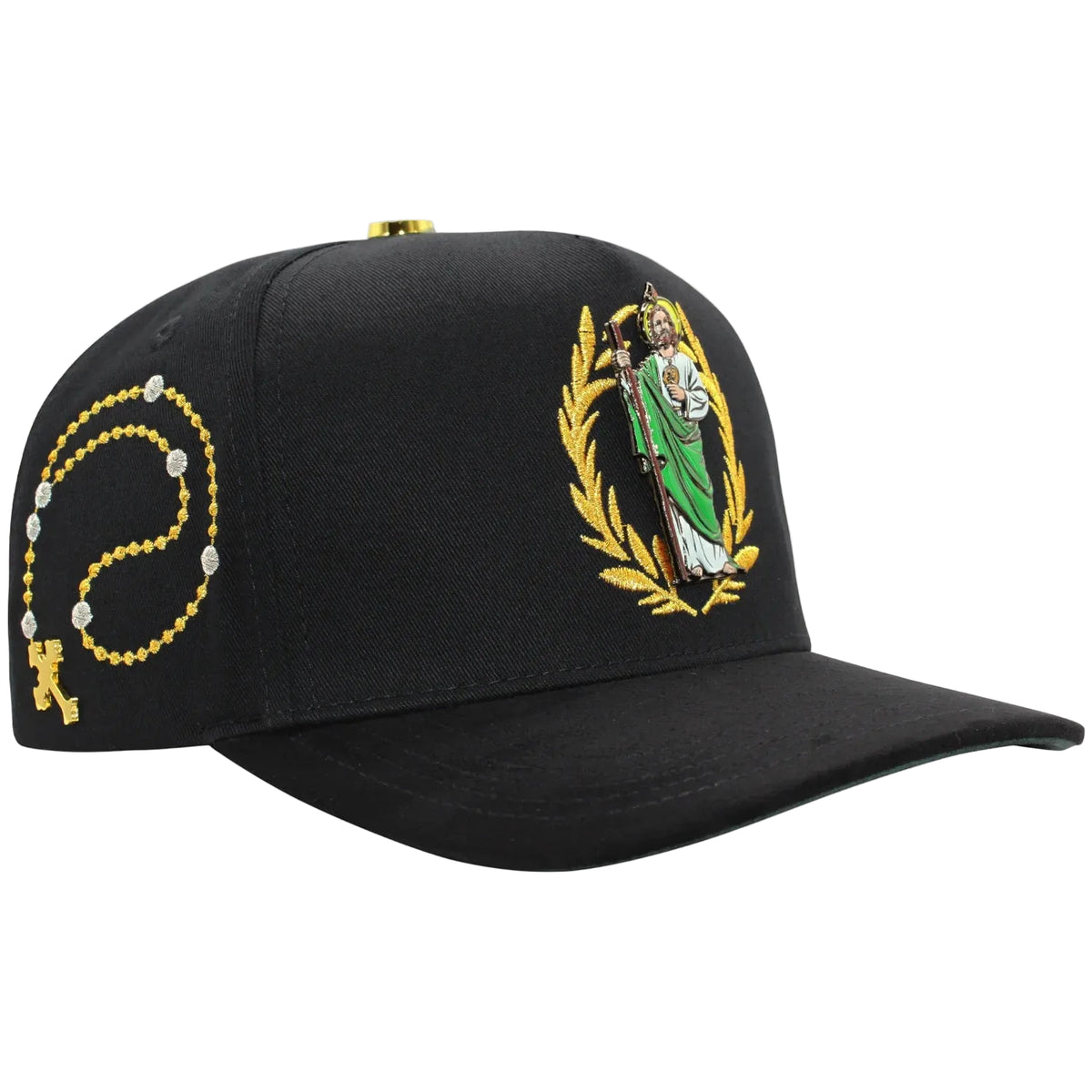 MEN'S PREMIUM SAN JUDAS BLACK CAP