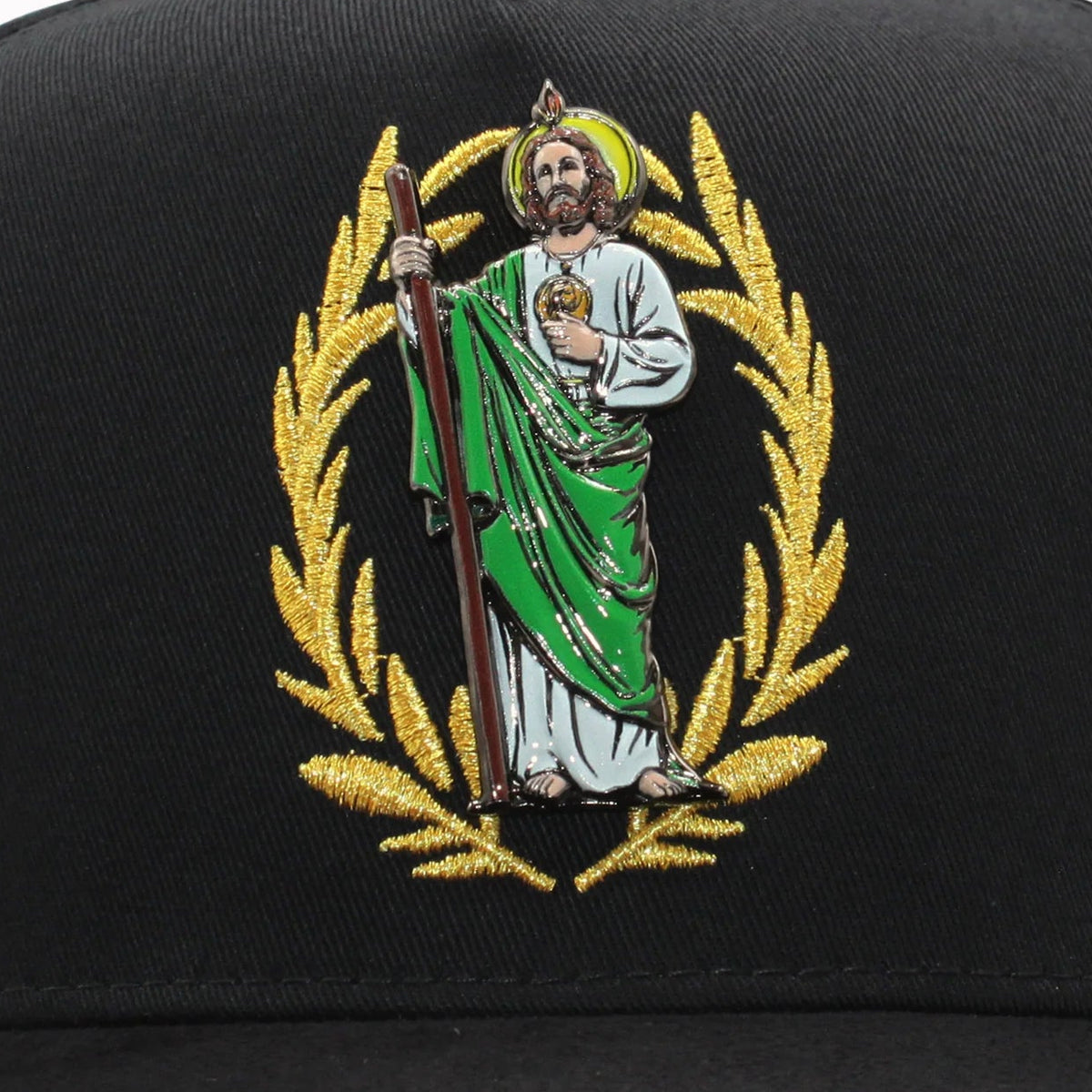 MEN'S PREMIUM SAN JUDAS BLACK CAP