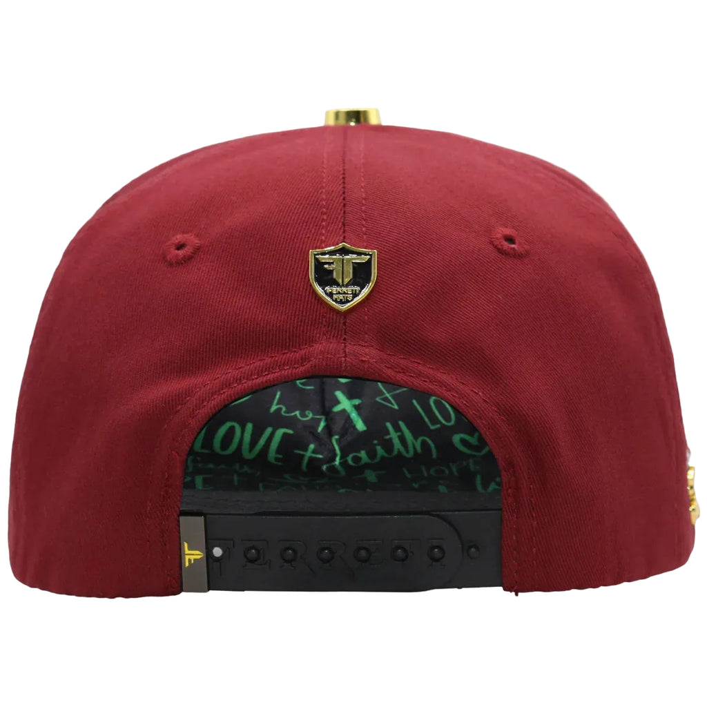 UNISEX CAP VIRGEN DE GUADALUPE BURGANDY-BLACK