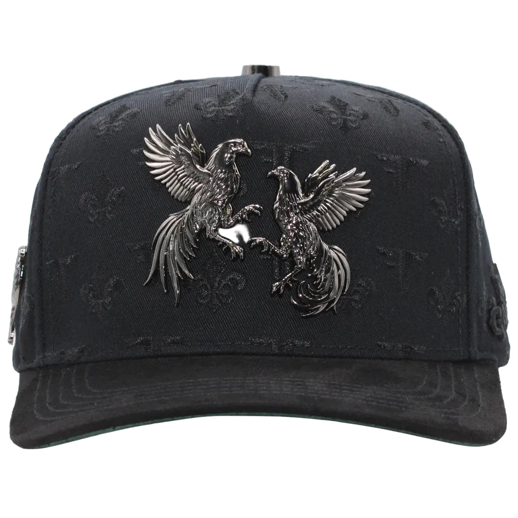 MEN'S CAP GALLOS SILVER FULL BLACK