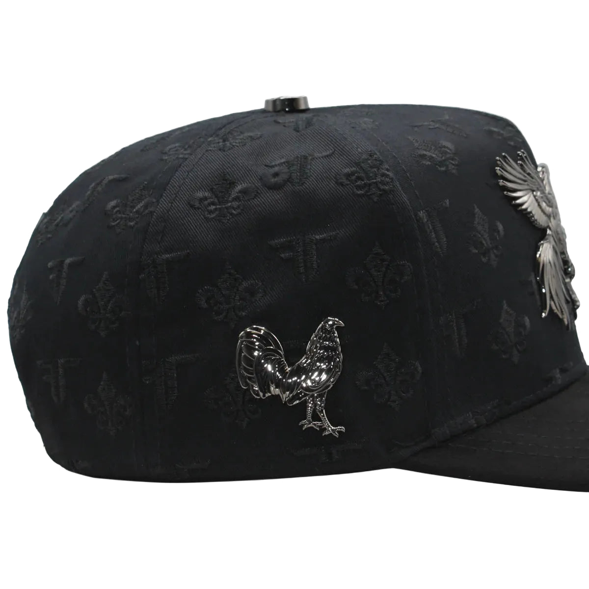 MEN'S CAP GALLOS SILVER FULL BLACK