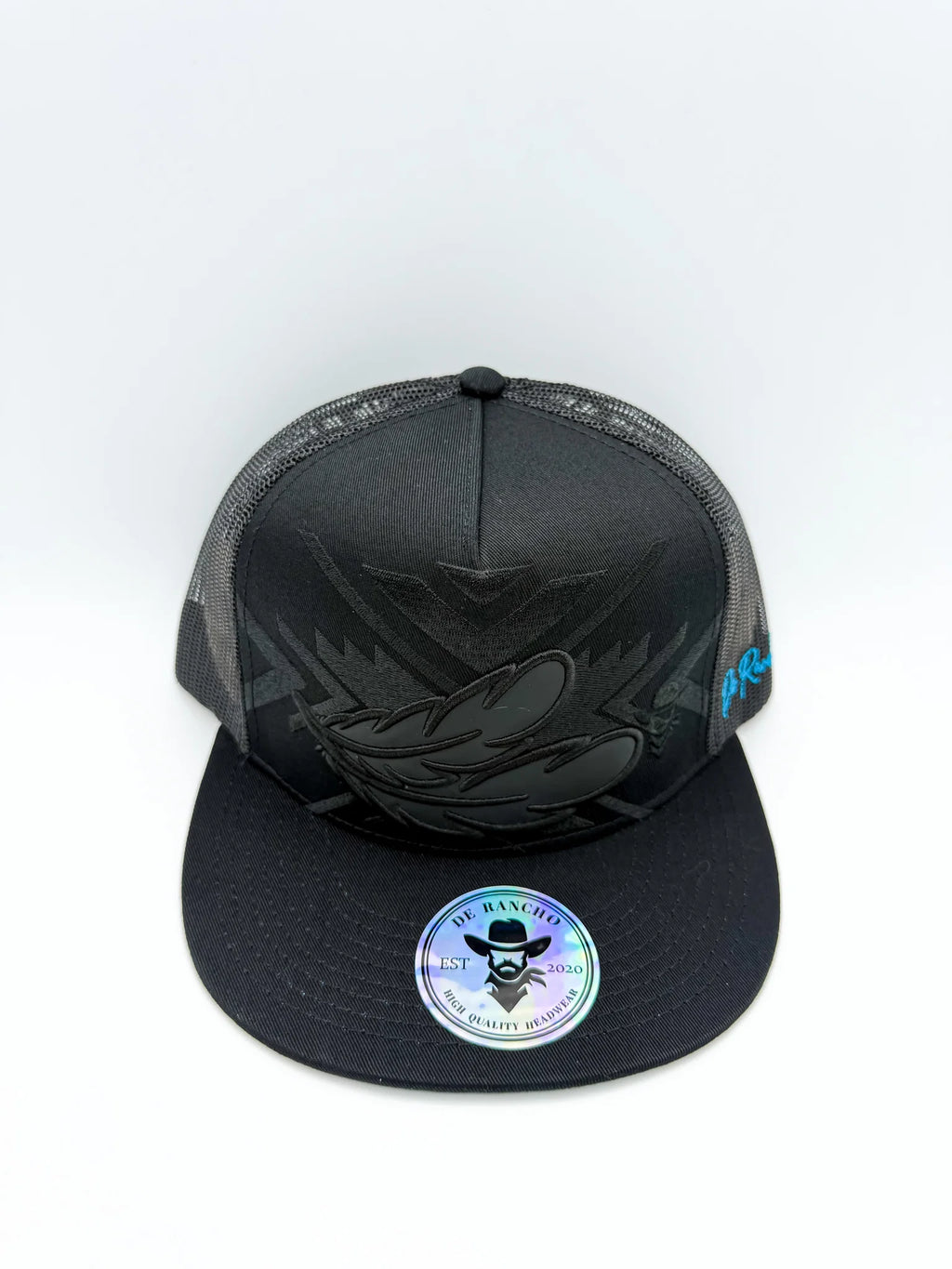 DE RANCHO FEATHER BLACK CAP- UV COLOR CHANGING