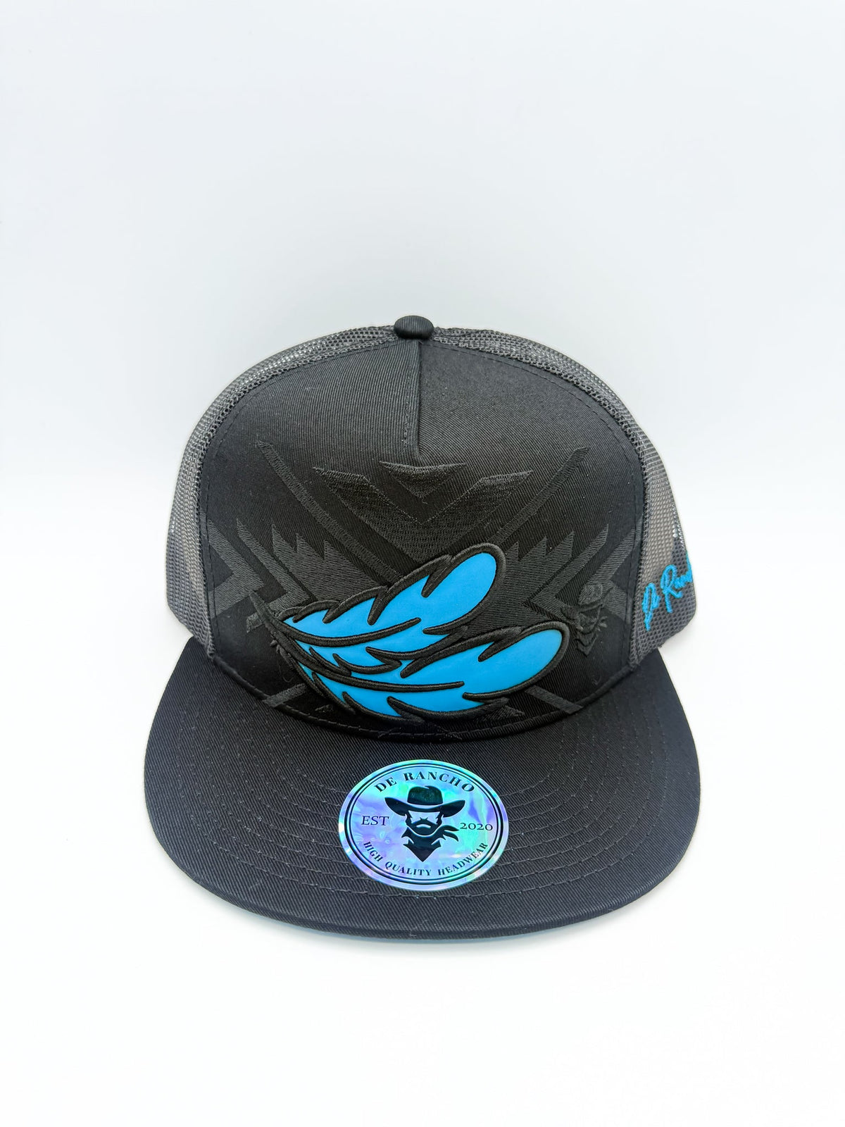 DE RANCHO FEATHER BLACK CAP- UV COLOR CHANGING