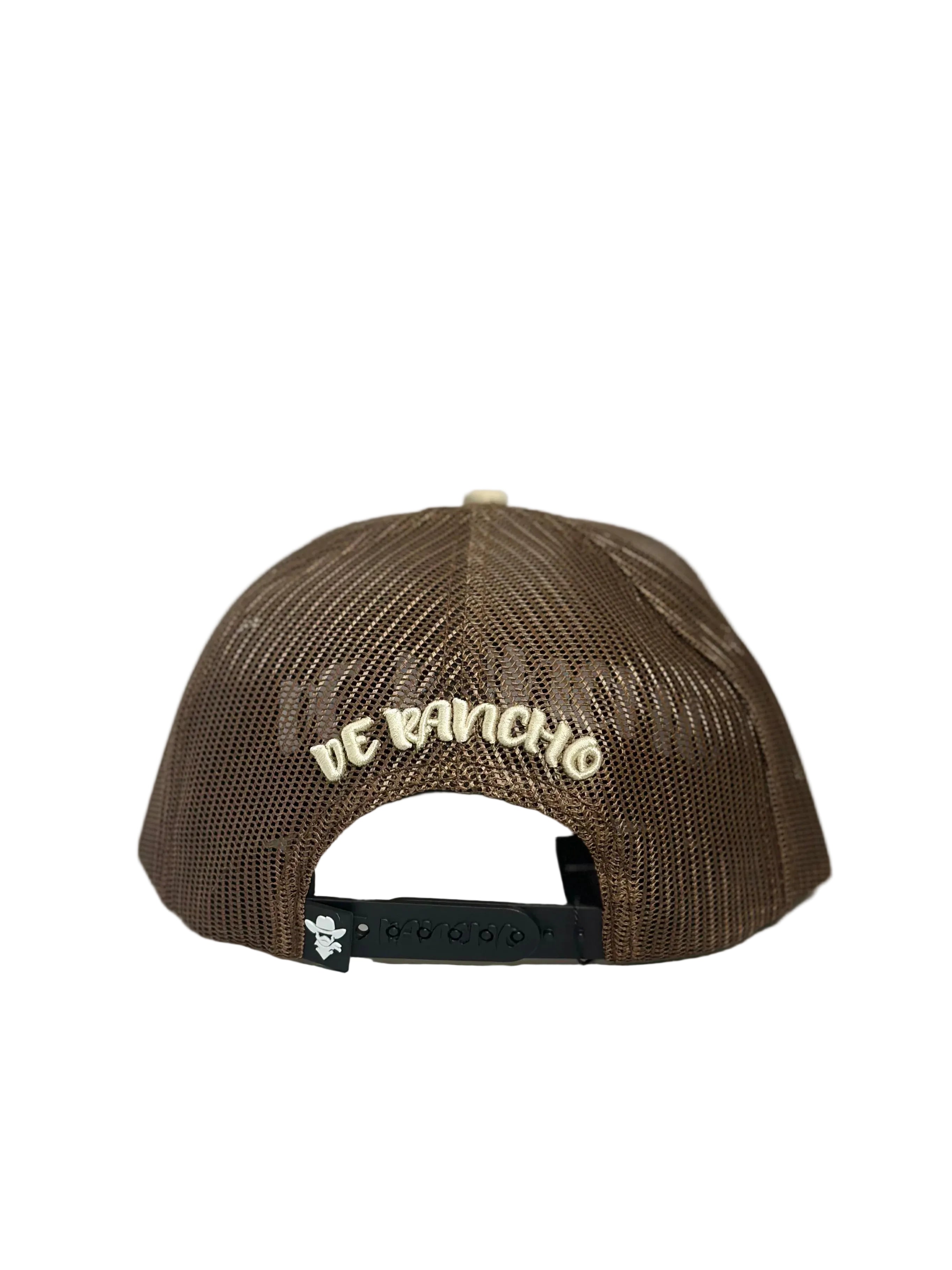 DE RANCHO HORSES RUNNING BEIGE CAP