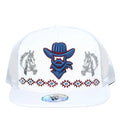 DE RANCHO 2 HORSES WHITE CAP