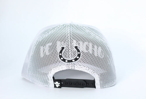 DE RANCHO 2 HORSES WHITE CAP