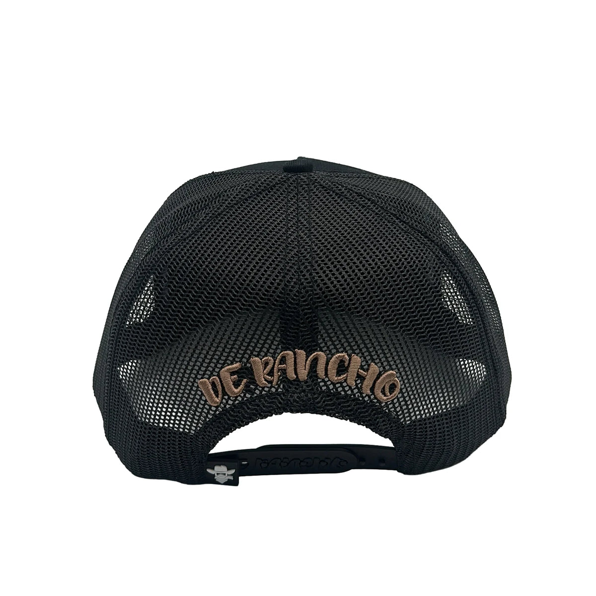 DE RANCHO HORSES BLACK-BROWN CAP