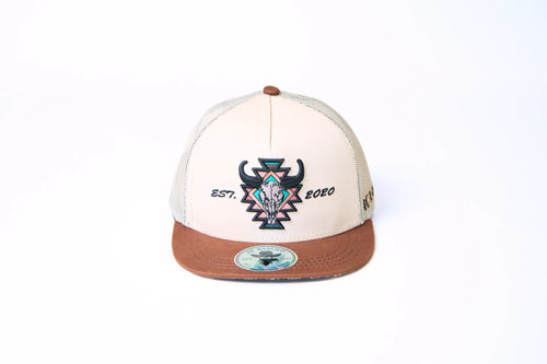 DE RANCHO CRANEO BEIGE-BROWN CAP