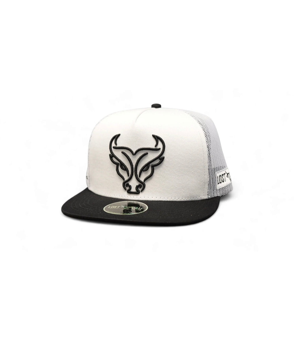 LOST CALF AGGIE LONG HORN WHITE CAP