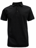 MENS  BLACK 28230 WESTER POLO SHIRT