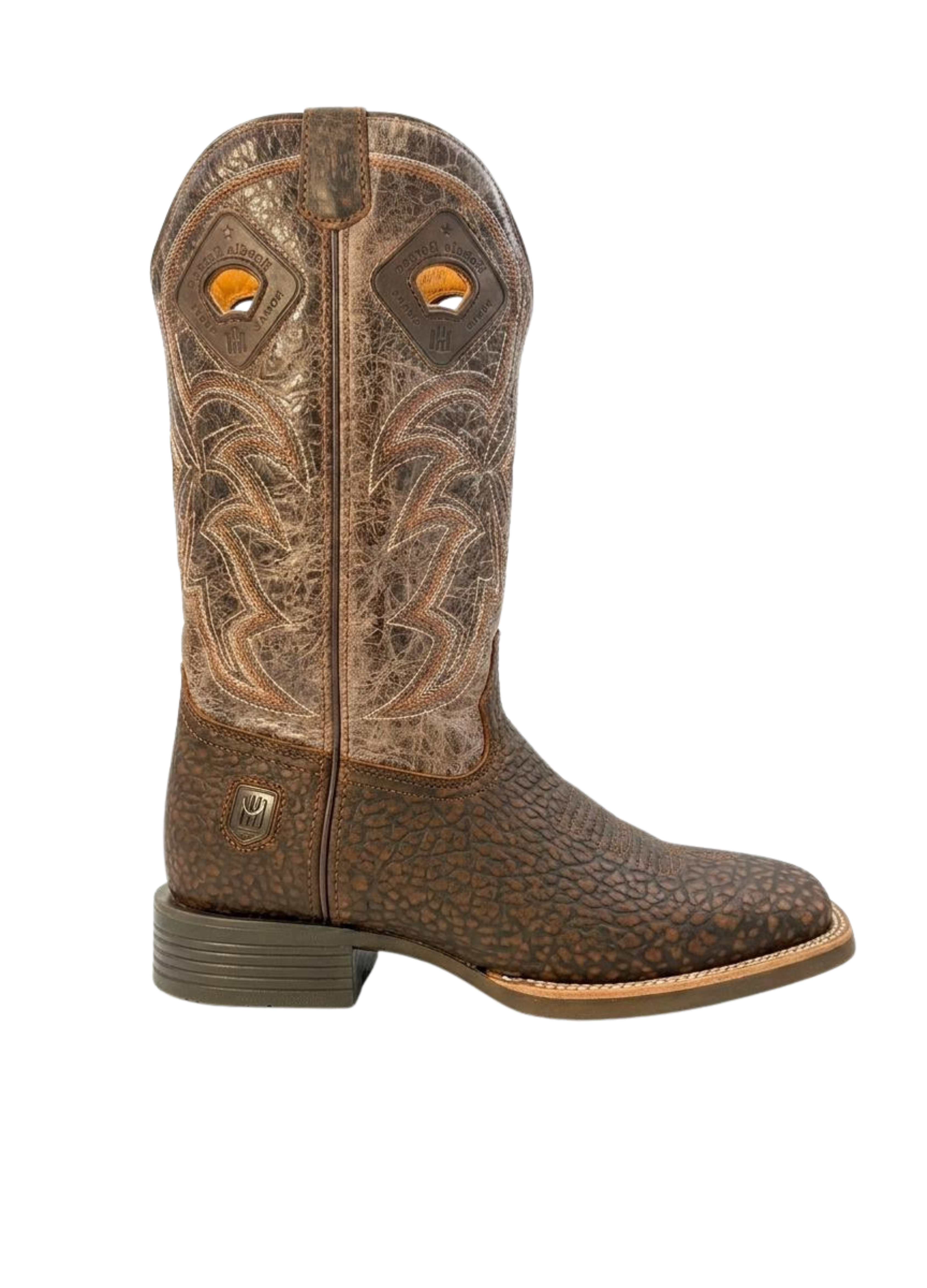 MENS MORGAN CUELLO DE TORO BROWN SQUARE TOE