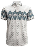 MENS WHITE 28241 WESTER POLO SHIRT